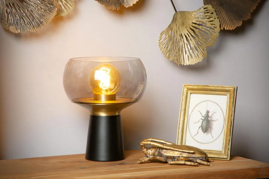 Lucide FARRIS - Table lamp - 1xE27 - Black - atmosphere 1